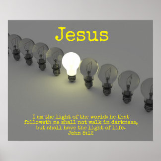 The Light of Jesus Poster