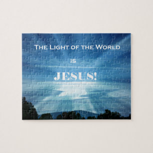 The Light of the World is Jesus. Jigsaw Puzzle