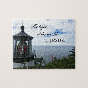The Light of the World is Jesus. Jigsaw Puzzle