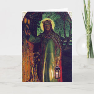 The Light of the World. William Holman Hunt. 1854 Holiday Card
