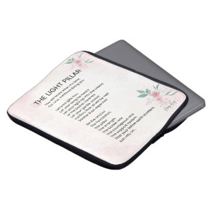 The Light Pillar - Awakening Poem Poetry Laptop Sleeve