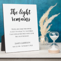 The Light Remains Memorial Celebration Of Life