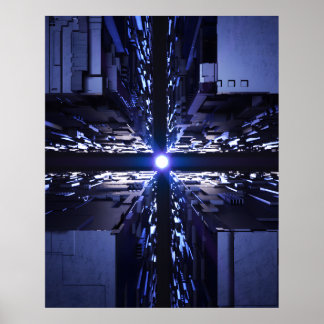 The Light that Guides the Future Poster