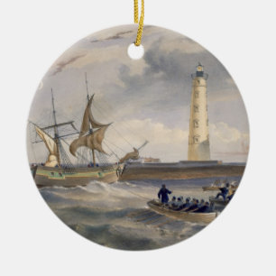 The Lighthouse at Cape Chersonese, plate from 'The Ceramic Tree Decoration