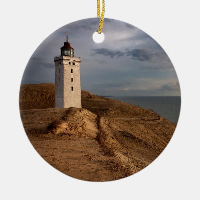 The Lighthouse Ceramic Tree Decoration (Front)
