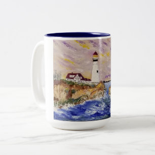 The Lighthouse Two-Tone Coffee Mug