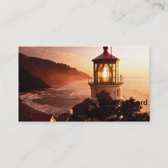 The Lighthouse View Business Card (Front)