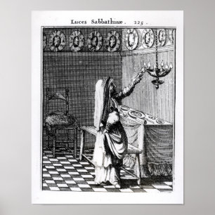 The Lighting of the Sabbath Candles Poster