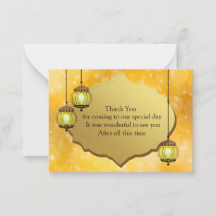 The Lightning Lamp Thank You Card