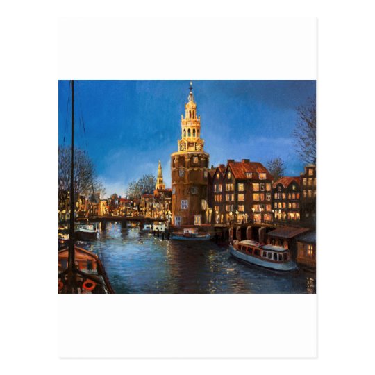 The Lights of Amsterdam Postcard
