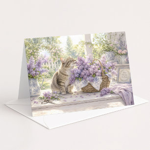 The Lilac Lover Watercolor Note Card