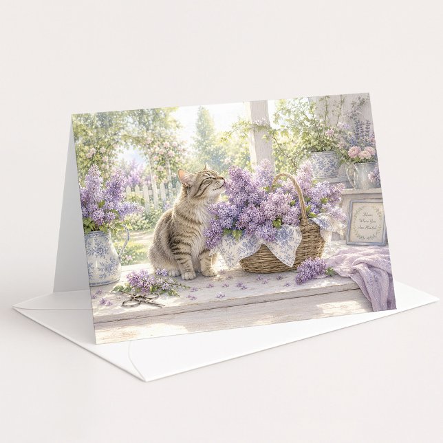 The Lilac Lover Watercolor Note Card (Creator Uploaded)