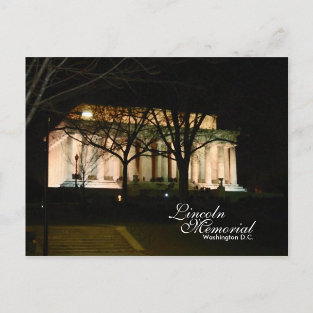The Lincoln Memorial, Washington D.C. Postcard (Front)