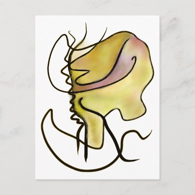 The Line Monster Postcard (Front)