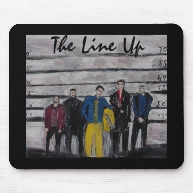 THE LINE UP MOUSE MAT (Front)