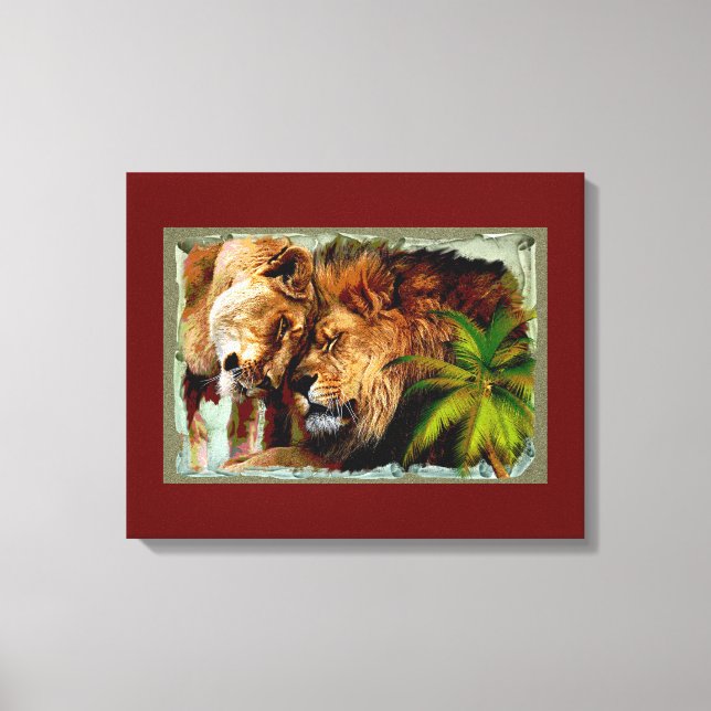 The Lion 2 - Wrapped Canvas (Front)