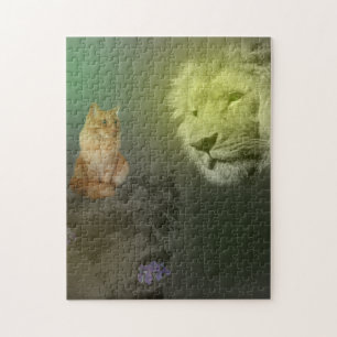 The Lion And The Cat, Jigsaw Puzzle