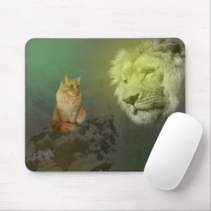 The Lion And The Cat, Mousepad