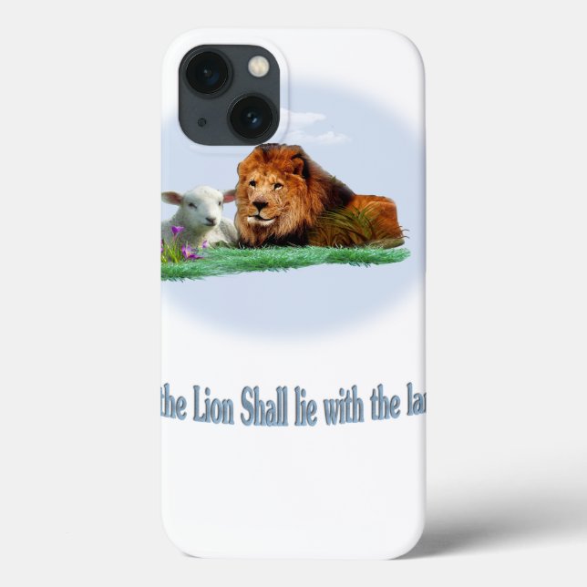 The lion and the lamb art Case-Mate iPhone case (Back)