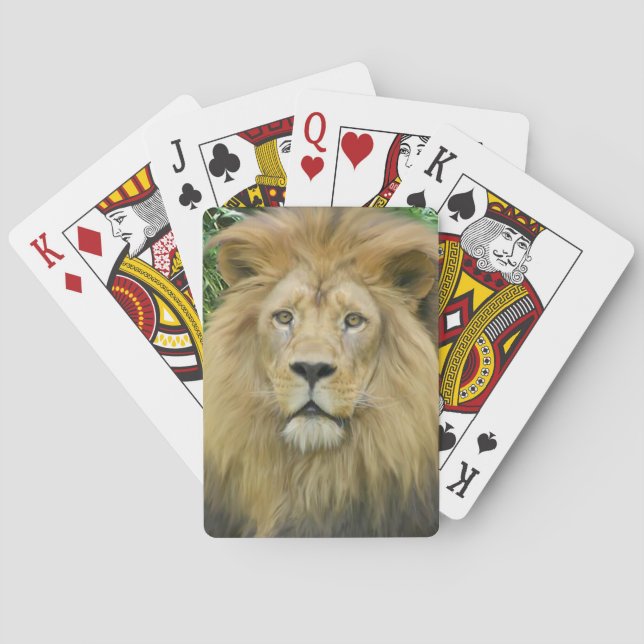 The Lion Face Playing Cards (Back)