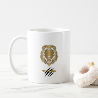 The Lion Gold & Black Graphic Mug