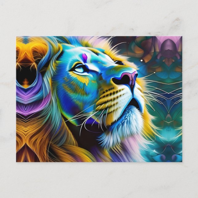 The Lion, King Of All Cats Postcard (Front)