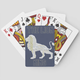 The Lion KIng Playing Cards
