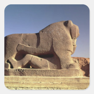 The Lion of Babylon Square Sticker