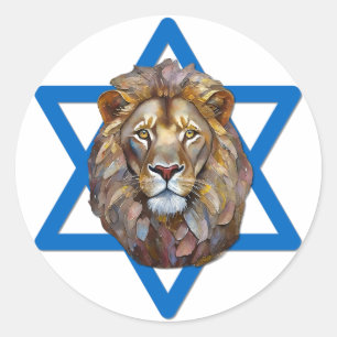 The Lion Of Judah Classic Round Sticker