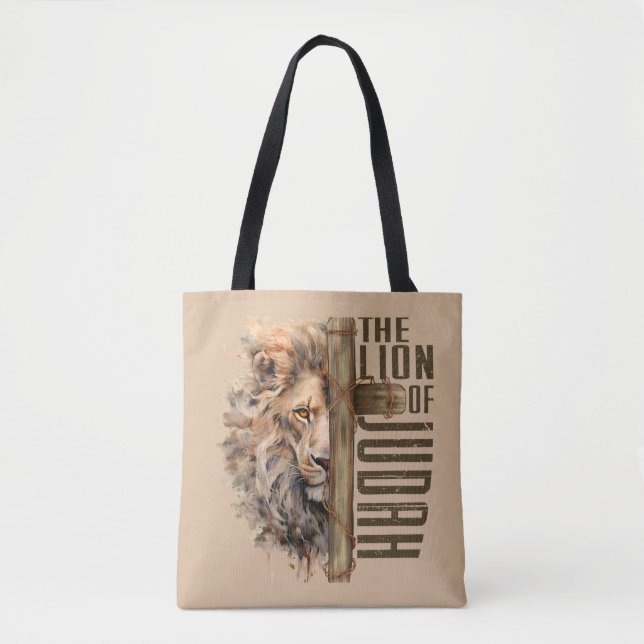 The Lion Of Judah Tote Bag (Front)