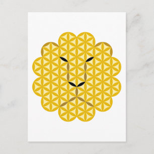 The Lion of Life - Alpha Male 03.  Invitation Postcard