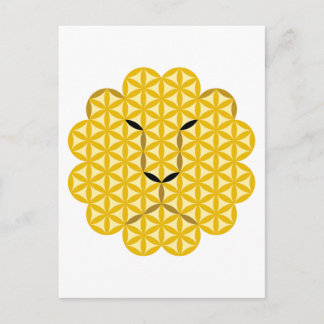 The Lion of Life - Alpha Male 03. Invitation Postcard
