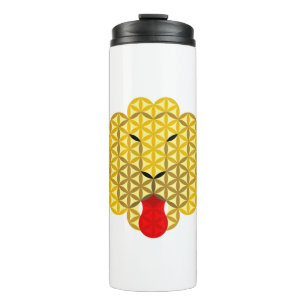 The Lion Of Life - Alpha male, 05, Sacred Animals. Thermal Tumbler
