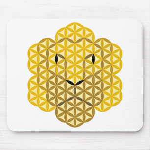The Lion Of Life - Alpha male, 06, Sacred Animals. Mouse Mat