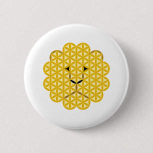 The Lion of Life - Sacred Animals, 08 6 Cm Round Badge
