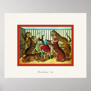 The Lion Queen ~1874 ~ Vintage Fine Art Print