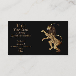 The Lion Rampant Business Card