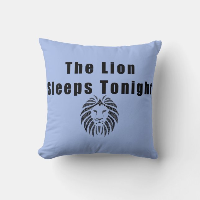 The Lion Sleeps Tonight Golden Oldies Song Titles Cushion (Front)