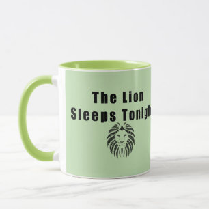 The Lion Sleeps Tonight Golden Oldies Song Titles Mug