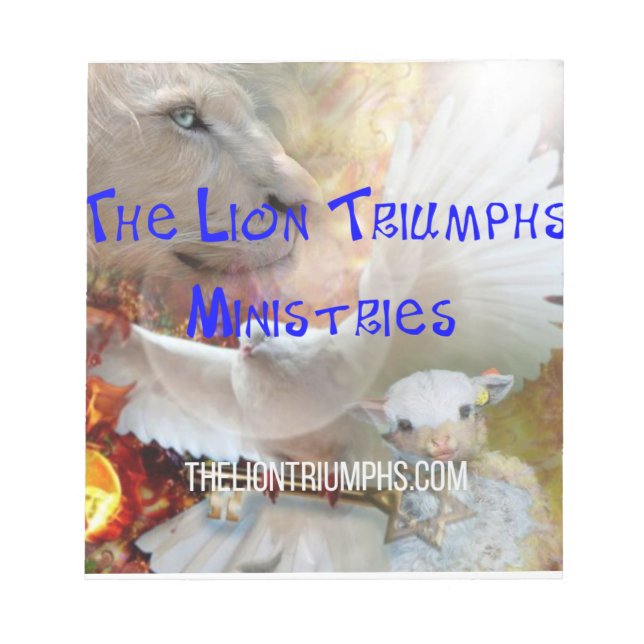 The Lion Triumphs Notepads (Front)
