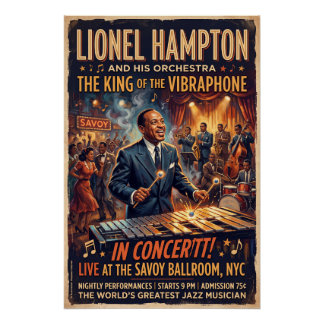 The Lionel Hampton Orchestra Poster