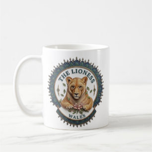 The Lioness. Wales Coffee Mug