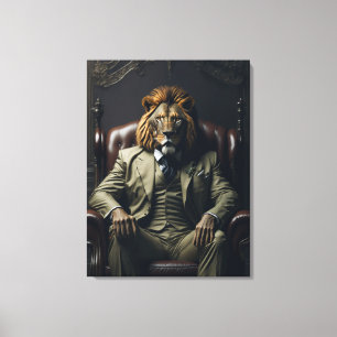 The Lionfather Canvas Print