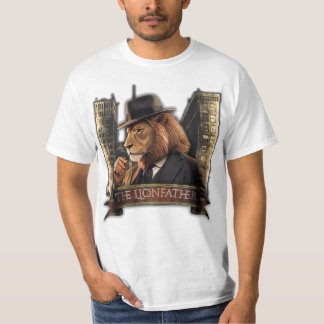 The Lionfather – Mafia Style Lion in Suit T-Shirt