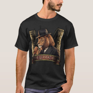 The Lionfather – Mafia Style Lion in Suit T-Shirt