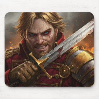 The Lionhearted General Mouse Mat