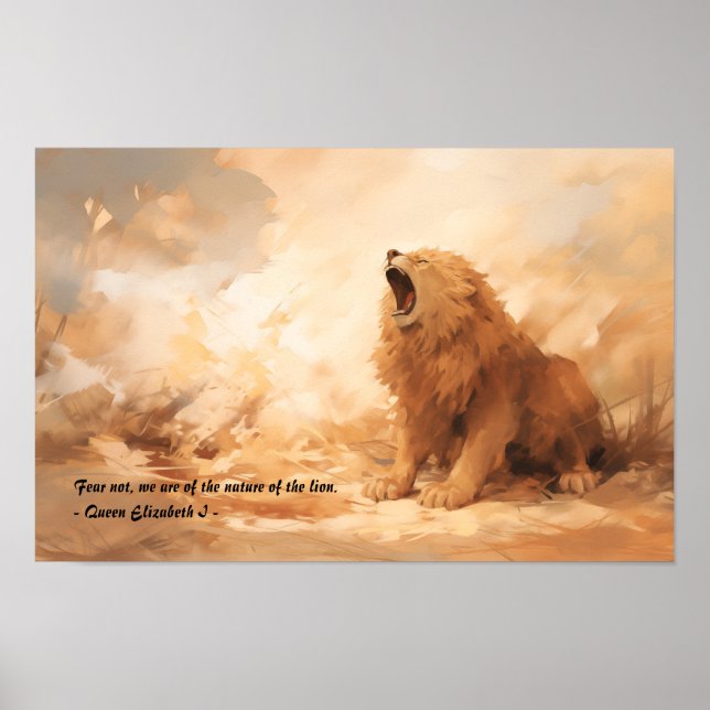 The Lion's Spirit Poster (Front)