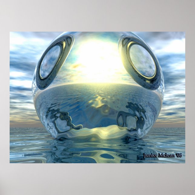 The Liquid Metallic Sphere Poster (Front)