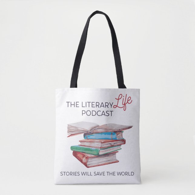 The Literary Life Tote Option 2 (Front)