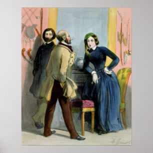 The Literary Lioness, from 'Femmes de Paris' Poster